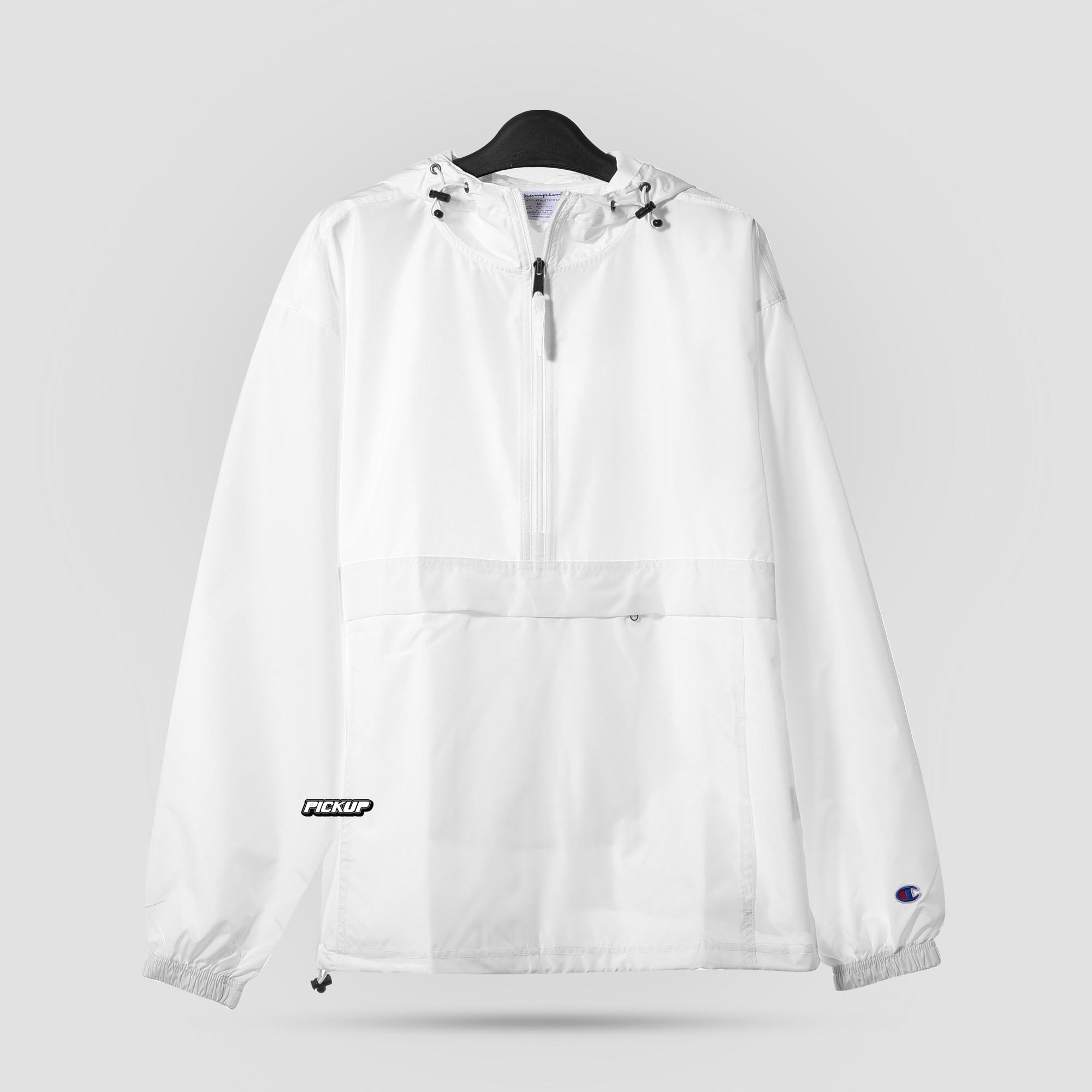 CHAMPION PACKABLE JACKET - WHITE