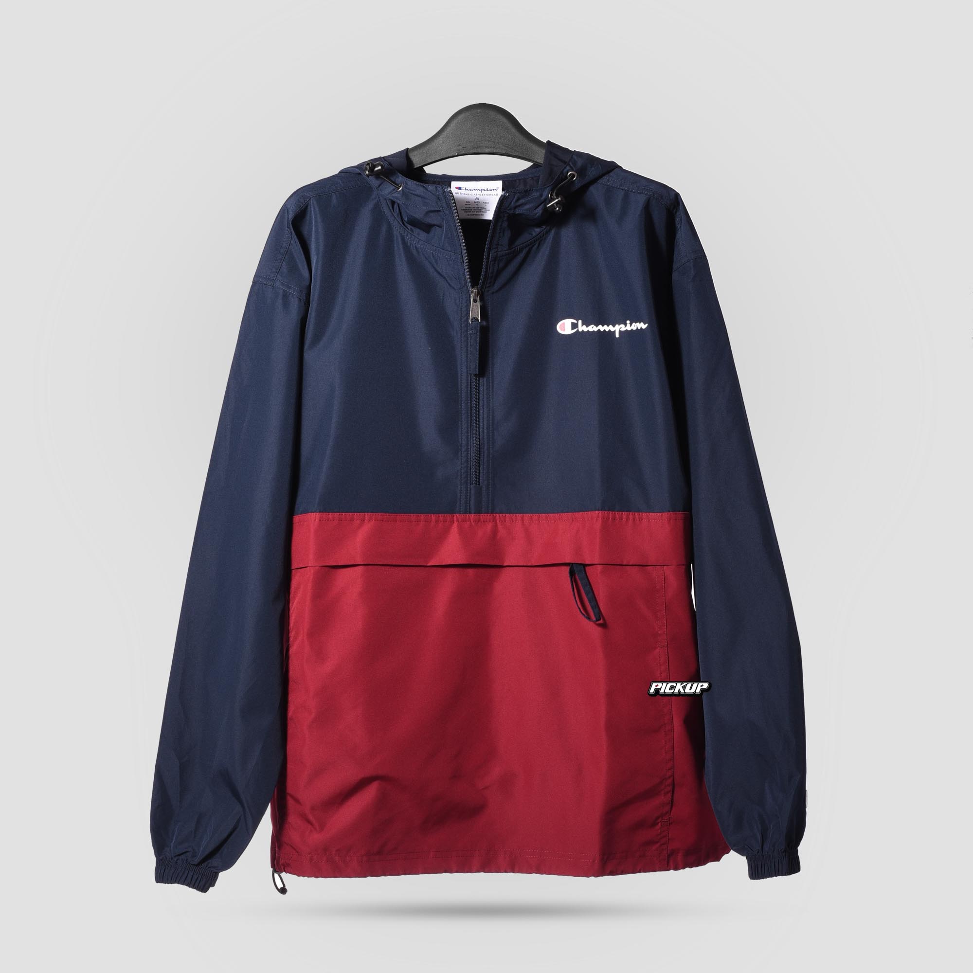 CHAMPION PACKABLE JACKET PRINTED MIX - RED|NAVY