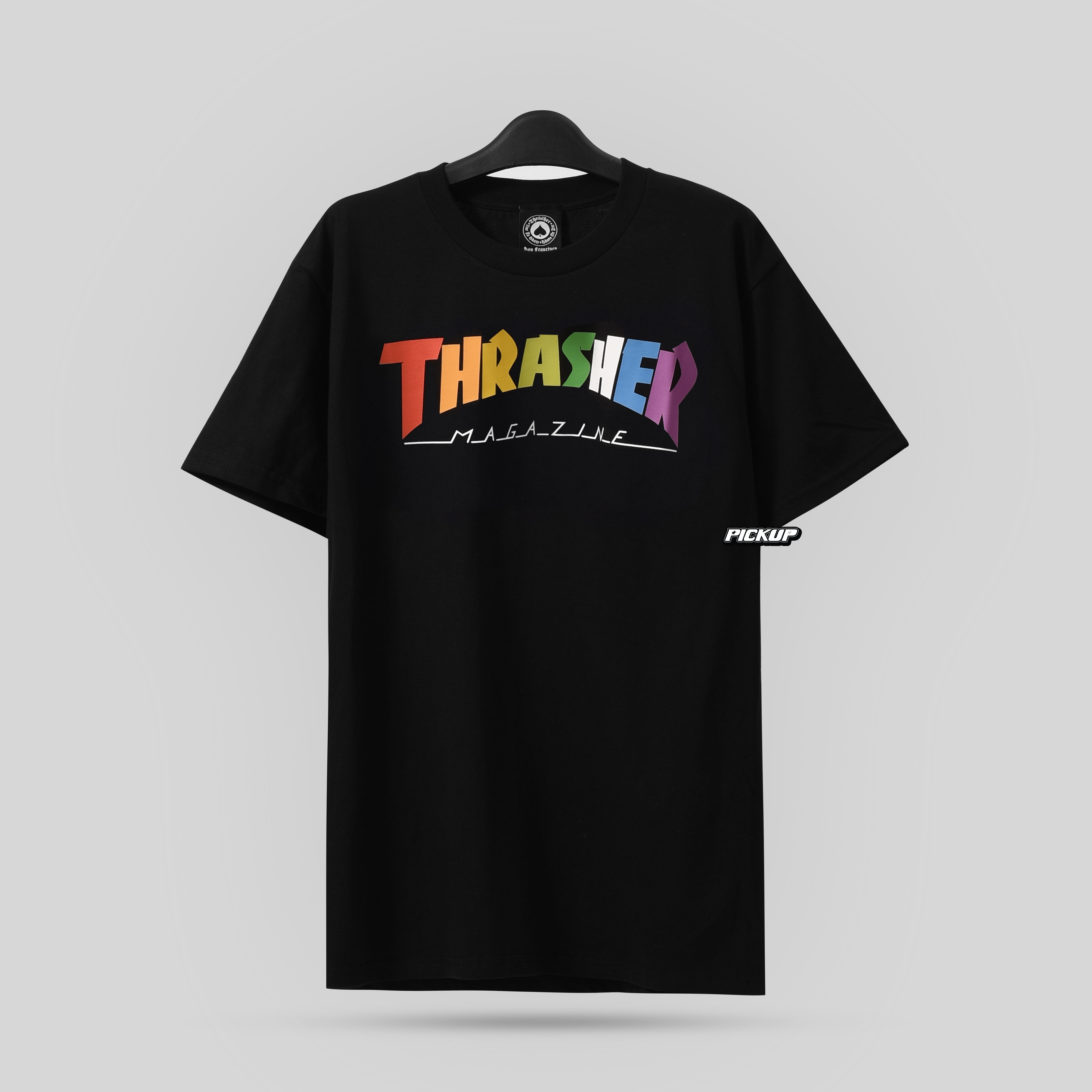 Thrasher Rainbow Tshirt - Black